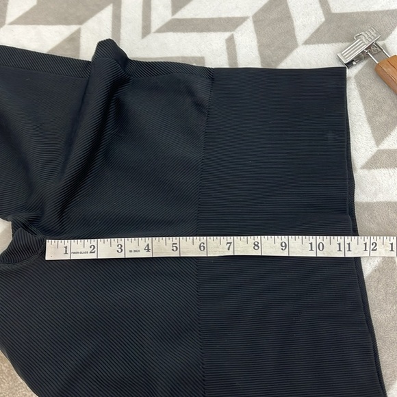 Spanx NWT Seamless Sculpt Chevron Ribbed Leggings Black size 3X #50237R - Picture 8 of 9